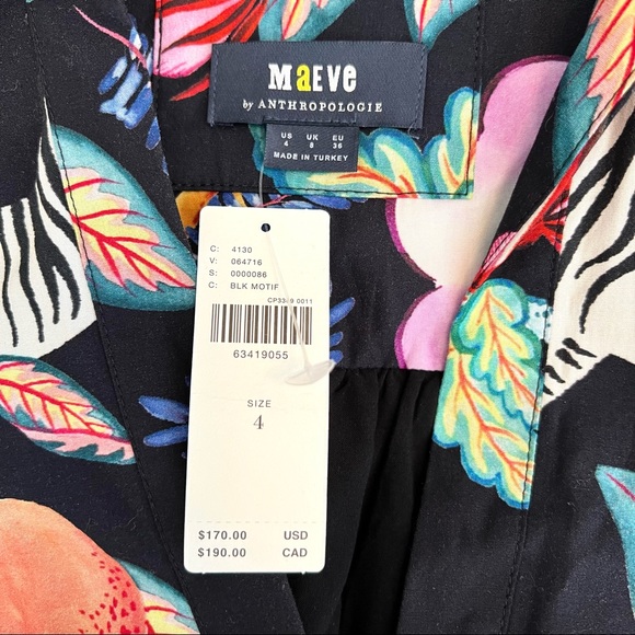 NWT Anthropologie Maeve Floral Mini Dress - Picture 10 of 13